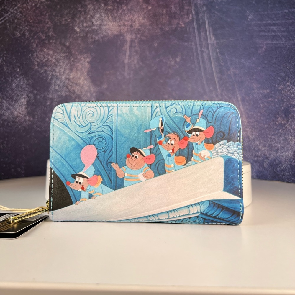 Loungefly: Disney - Cinderella Princess Scene Zip Around Wallet